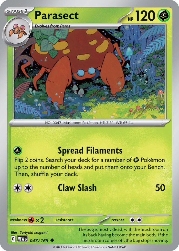 Parasect card image