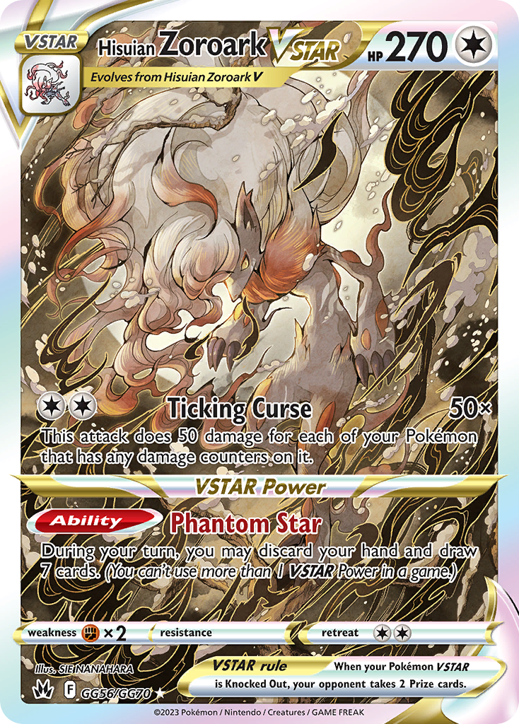 Hisuian Zoroark VSTAR card image