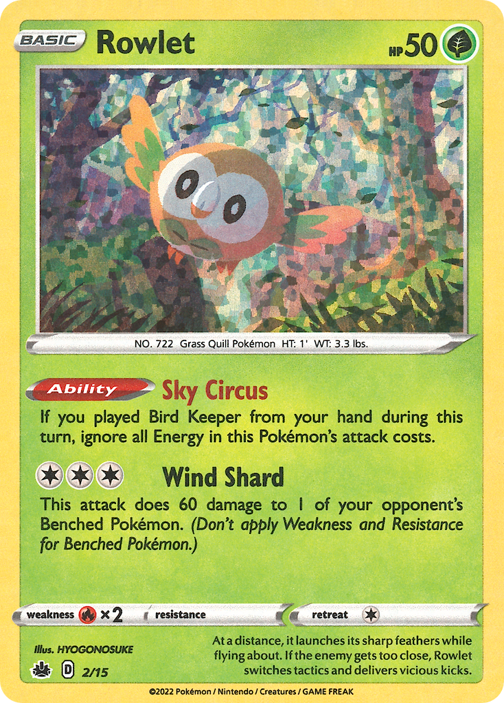 Rowlet card image