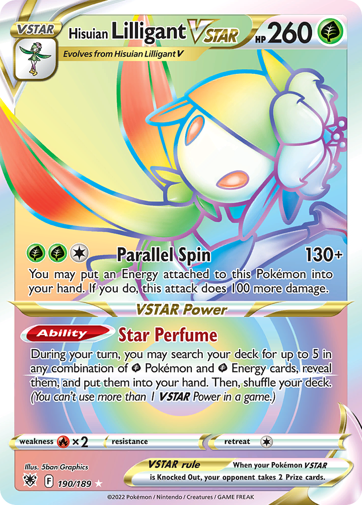 Hisuian Lilligant VSTAR card image