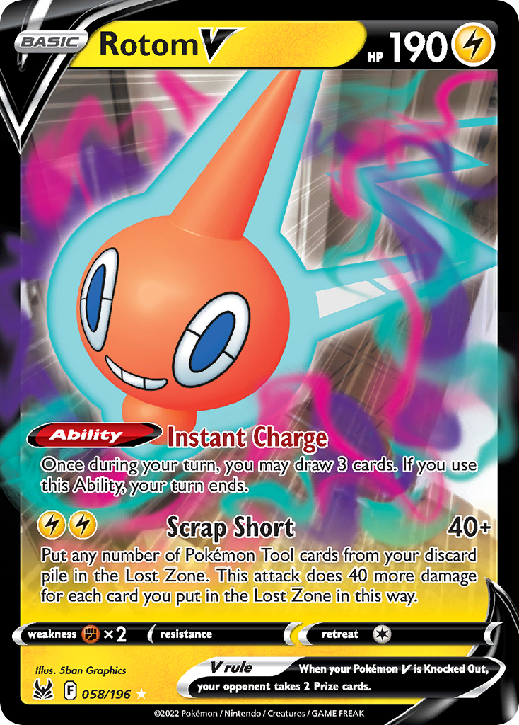 Rotom V card image