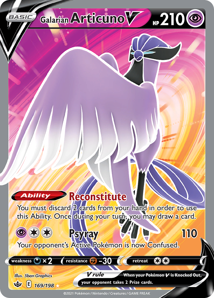 Galarian Articuno V card image