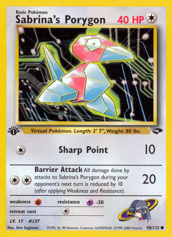 Sabrina's Porygon card image