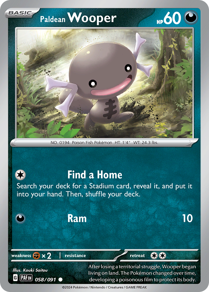 Paldean Wooper card image