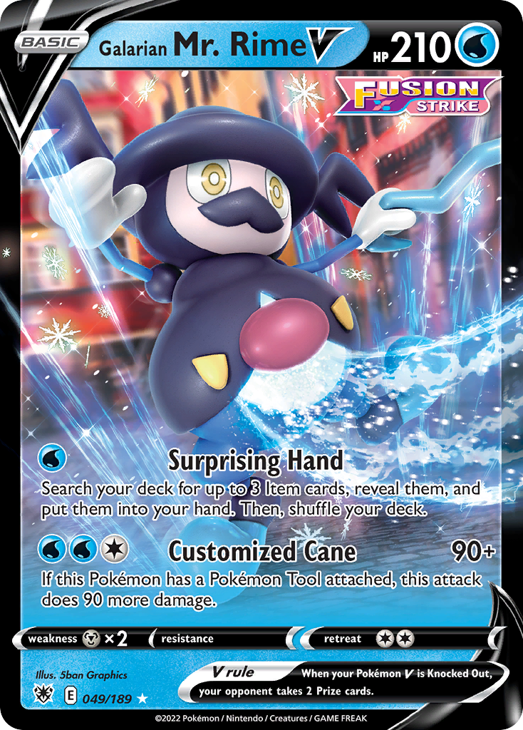 Galarian Mr. Rime V card image