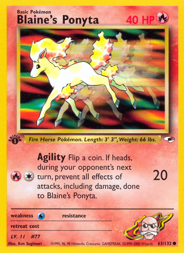 Blaine's Ponyta card image