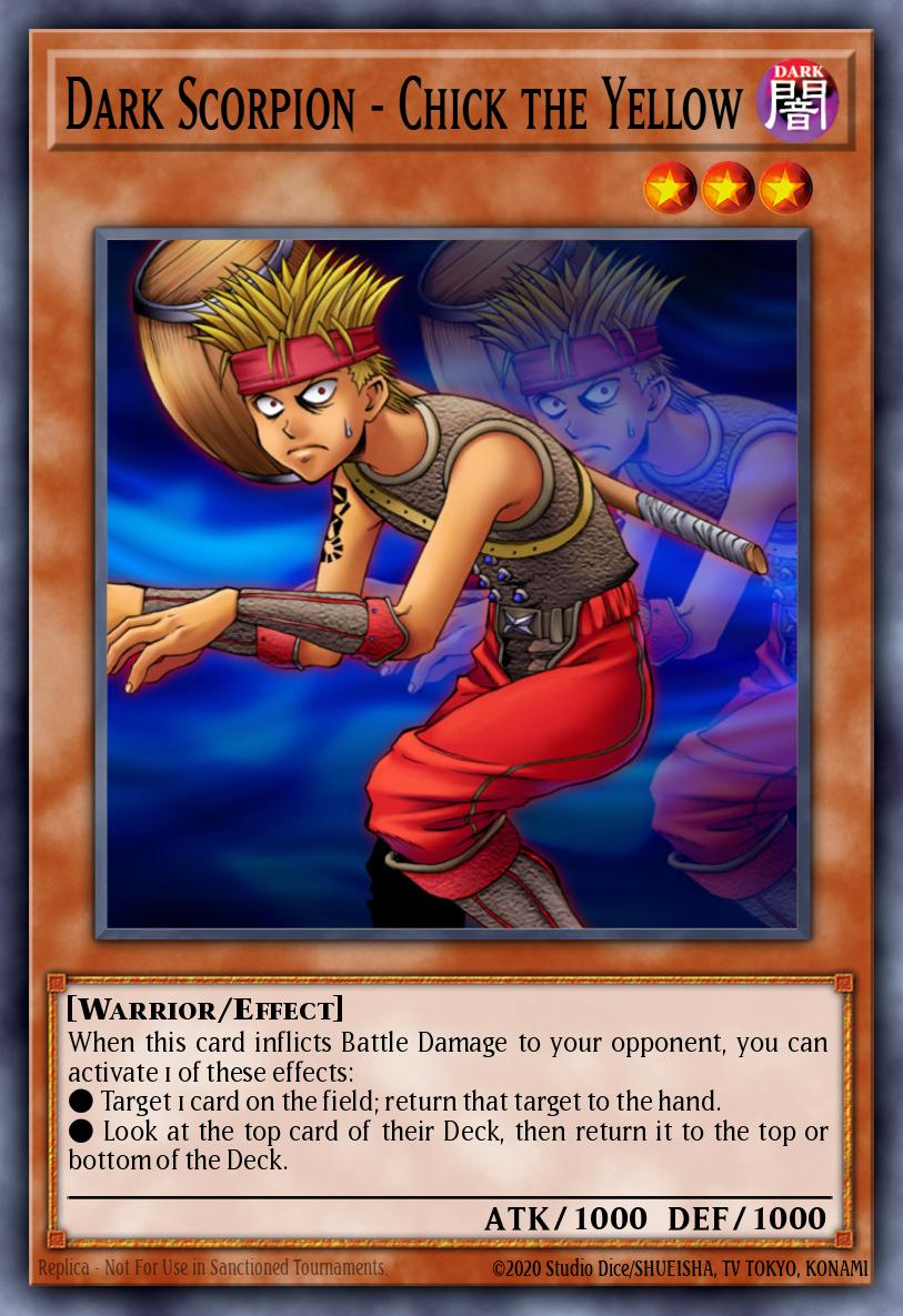 Dark Scorpion - Chick the Yellow card image