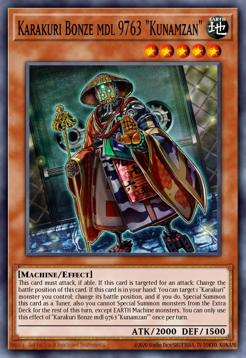 Karakuri Bonze mdl 9763 "Kunamzan" card image