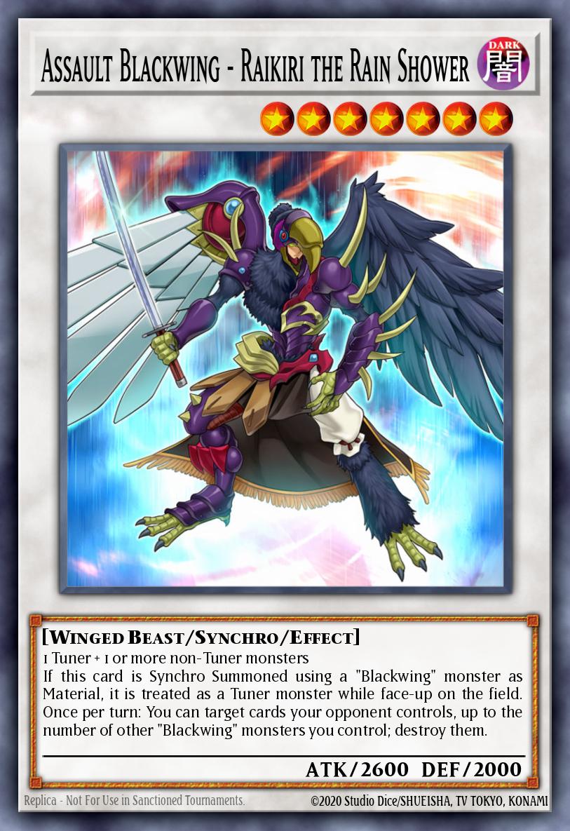 Assault Blackwing - Raikiri the Rain Shower card image
