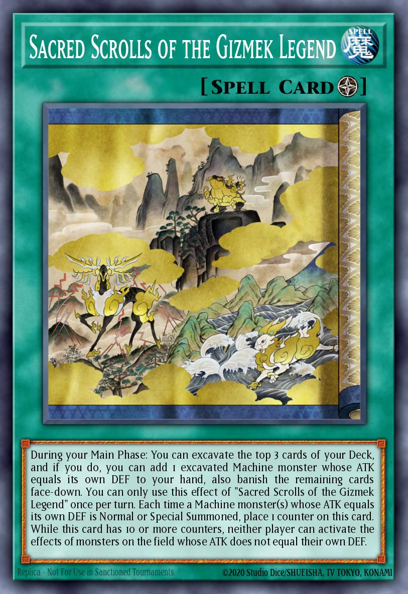 Sacred Scrolls of the Gizmek Legend card image