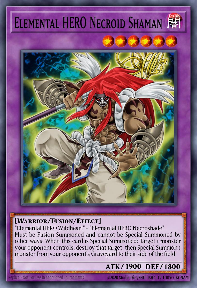 Elemental HERO Necroid Shaman card image