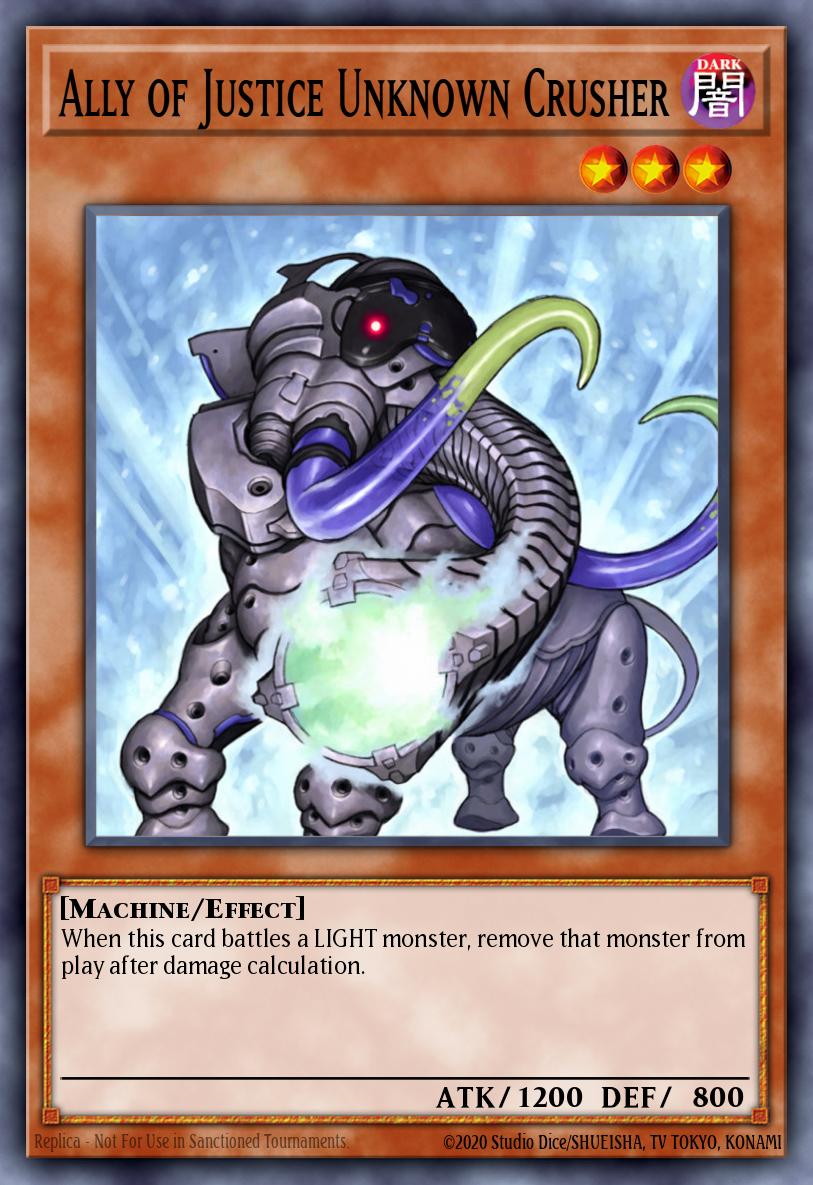 Ally of Justice Unknown Crusher card image