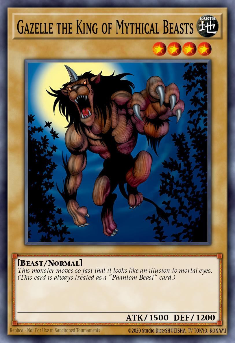Gazelle the King of Mythical Beasts card image
