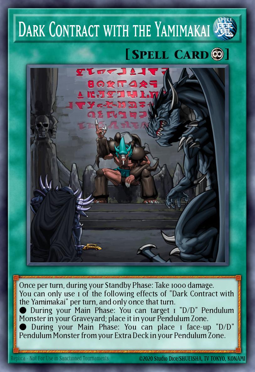 Dark Contract with the Yamimakai card image