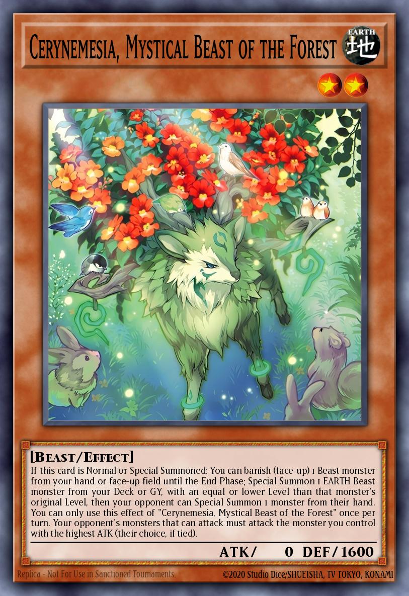 Cerynemesia, Mystical Beast of the Forest card image