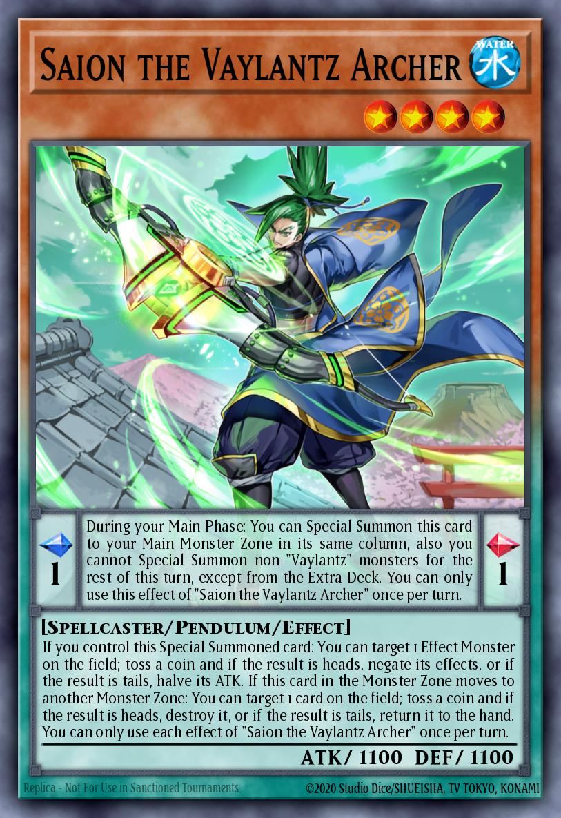 Saion the Vaylantz Archer card image