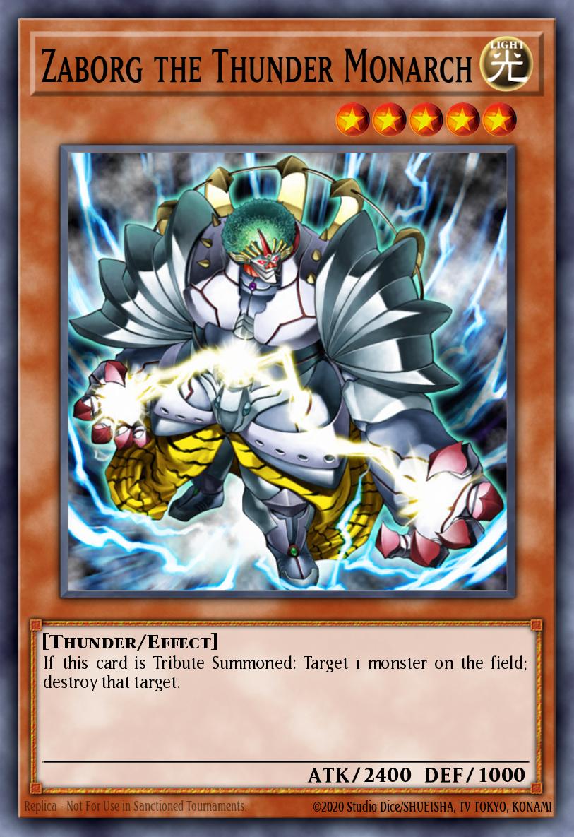 Zaborg the Thunder Monarch card image