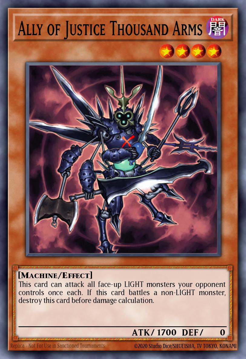 Ally of Justice Thousand Arms card image
