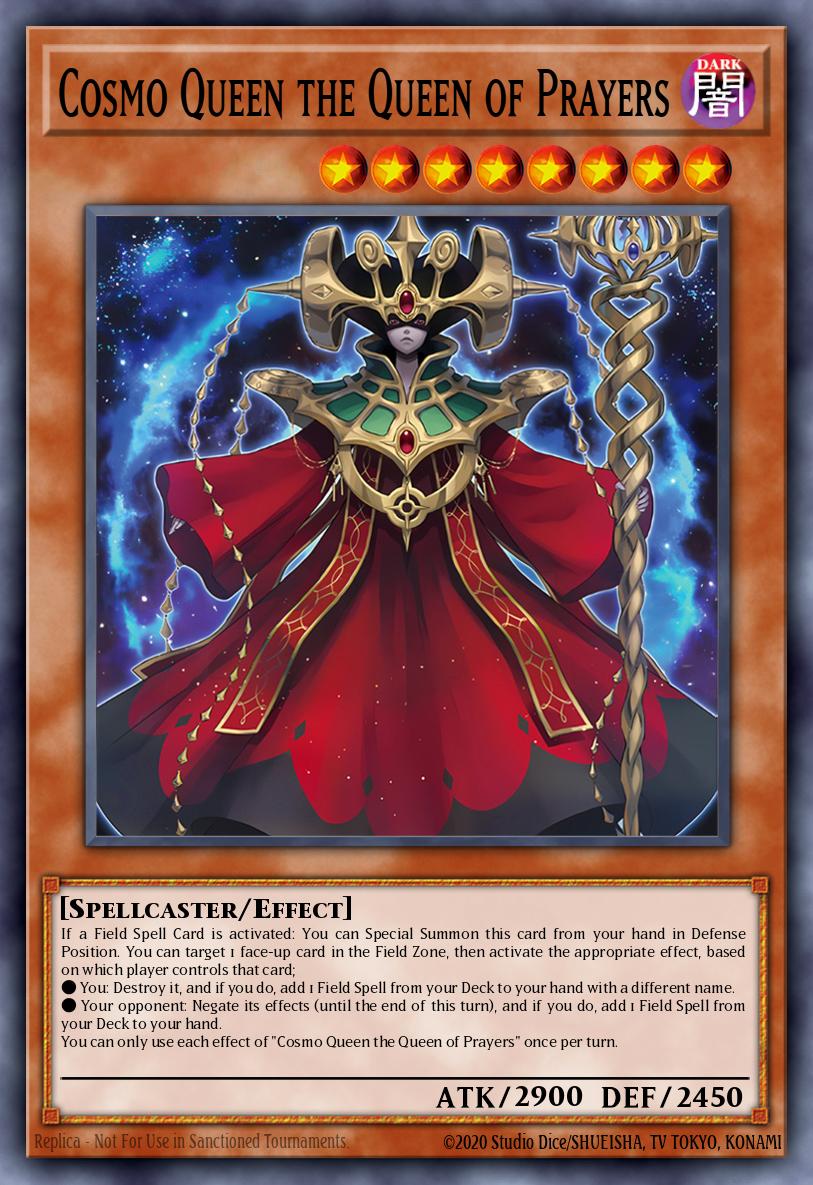 Cosmo Queen the Queen of Prayers card image