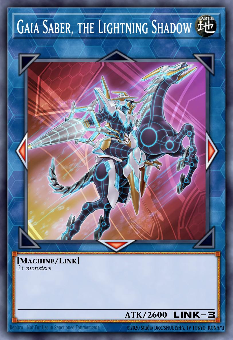 Gaia Saber, the Lightning Shadow card image
