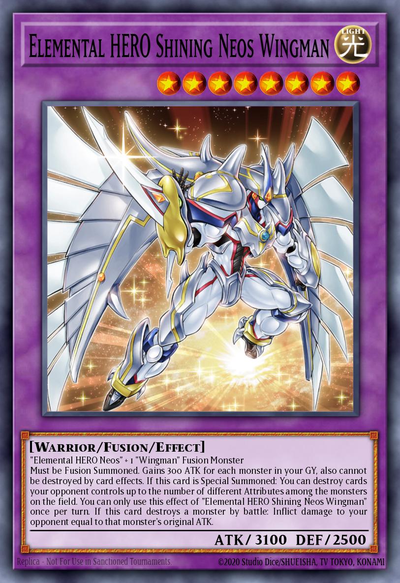 Elemental HERO Shining Neos Wingman card image