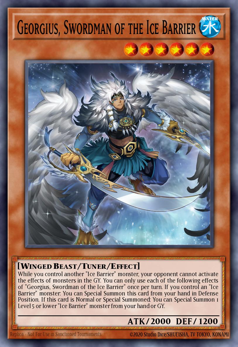 Georgius, Swordman of the Ice Barrier card image
