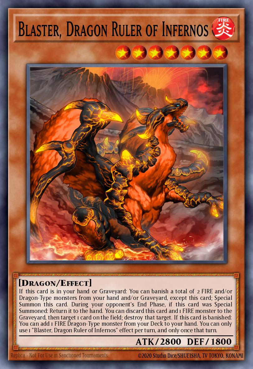 Blaster, Dragon Ruler of Infernos card image