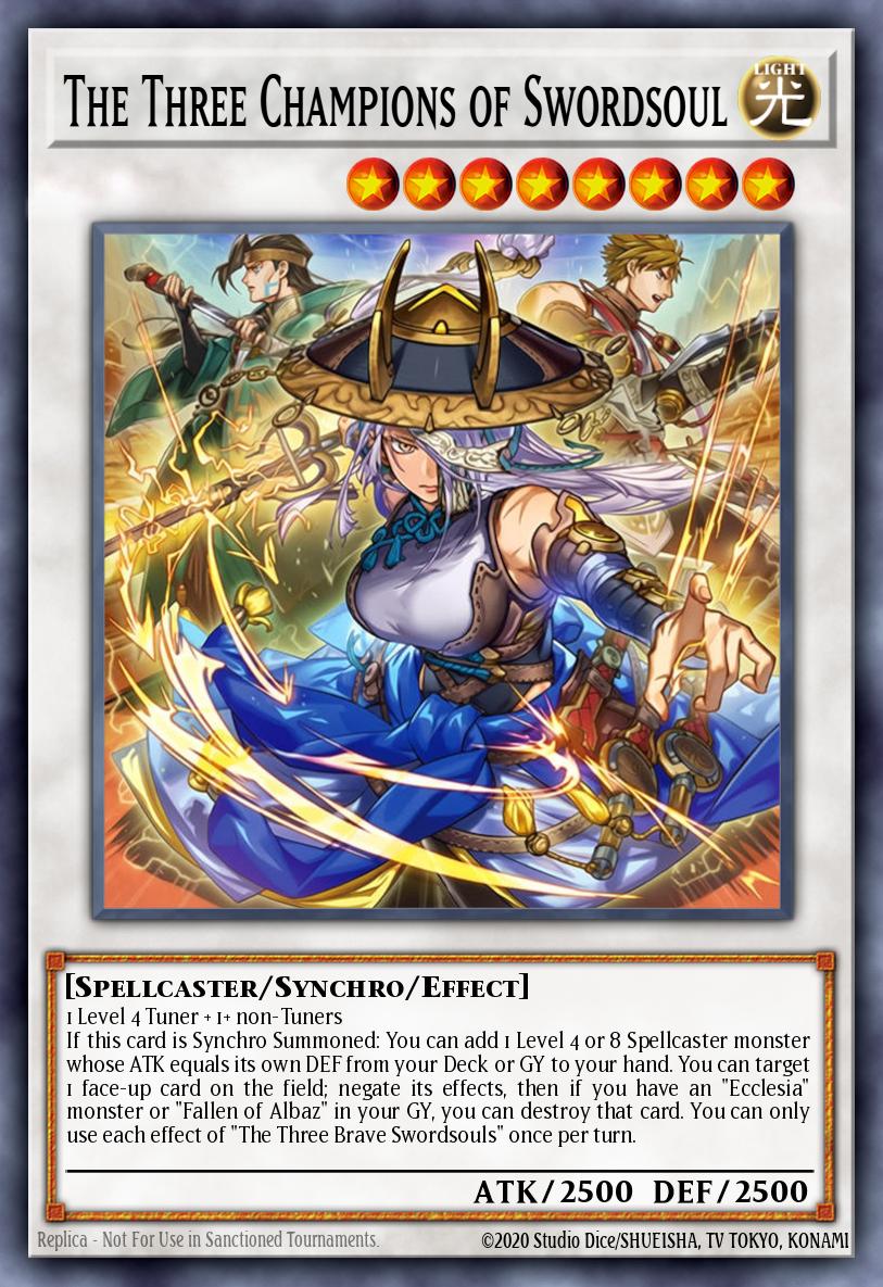 The Three Champions of Swordsoul card image