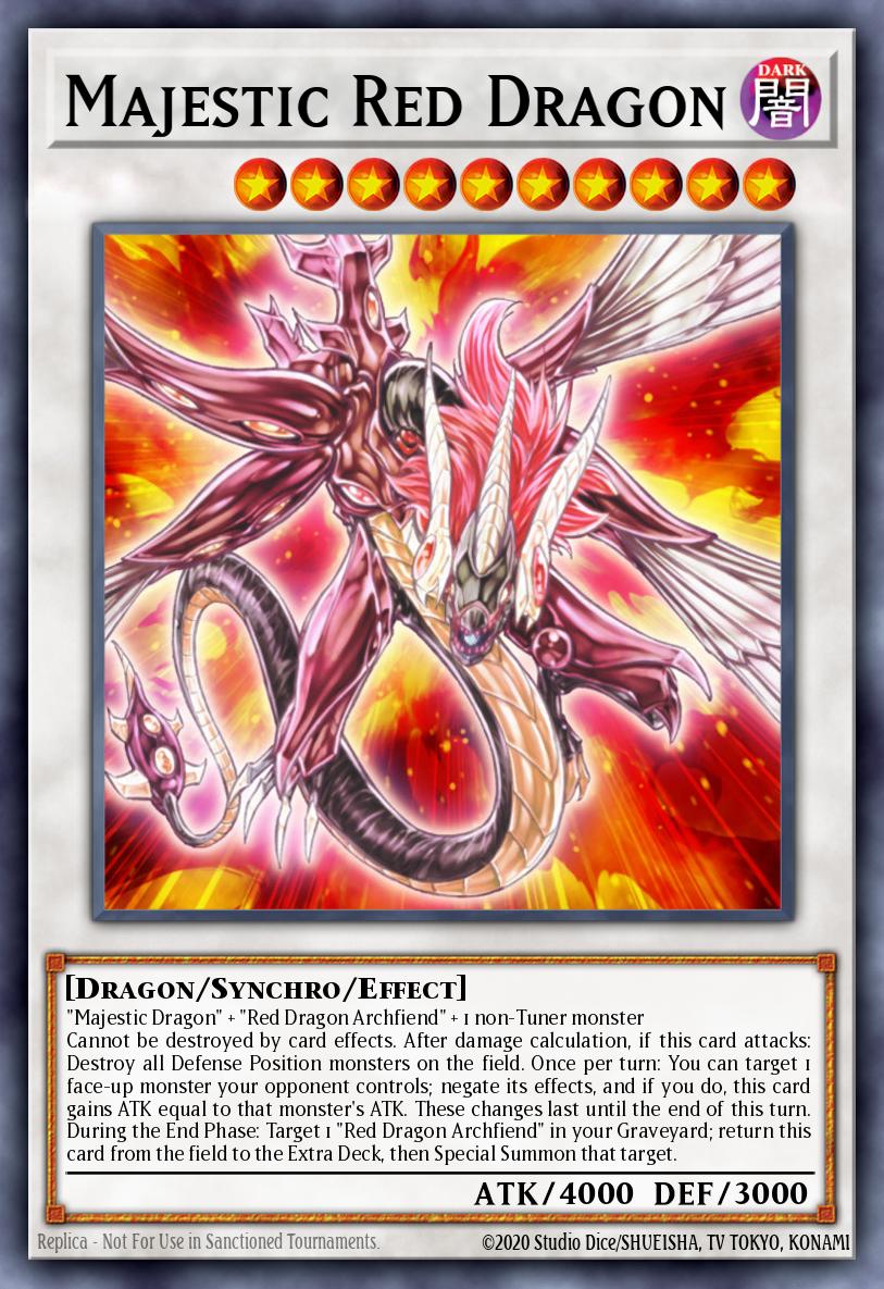 Majestic Red Dragon card image