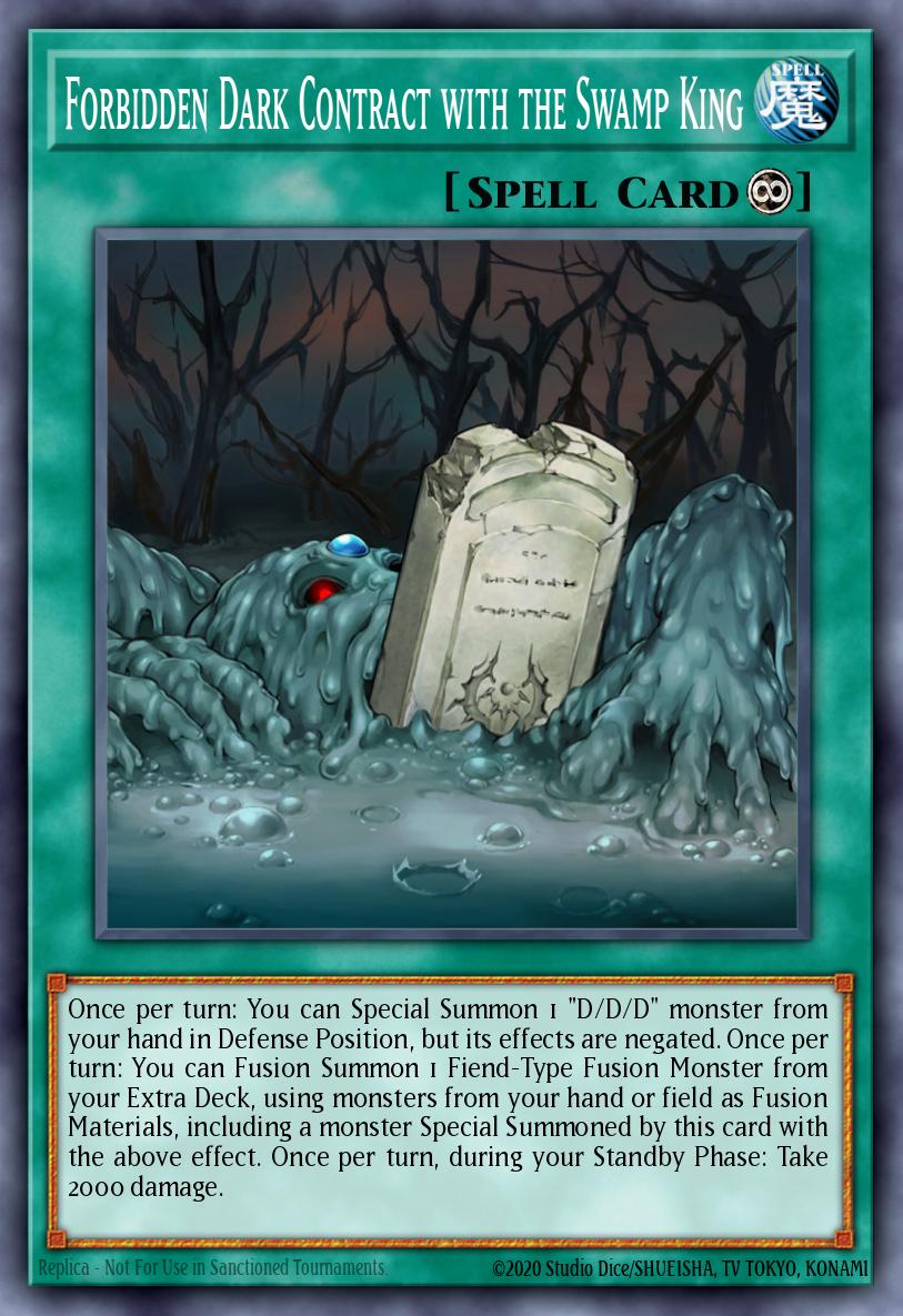 Forbidden Dark Contract with the Swamp King card image
