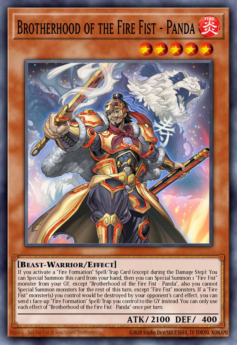 Brotherhood of the Fire Fist - Panda card image