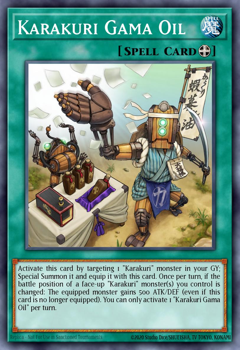 Karakuri Gama Oil card image