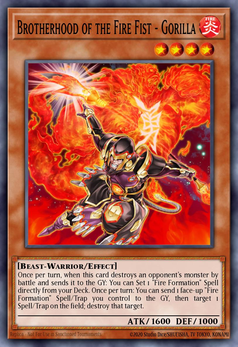 Brotherhood of the Fire Fist - Gorilla card image