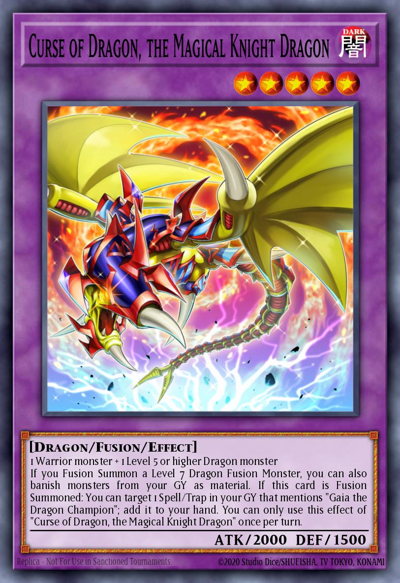 Curse of Dragon, the Magical Knight Dragon card image
