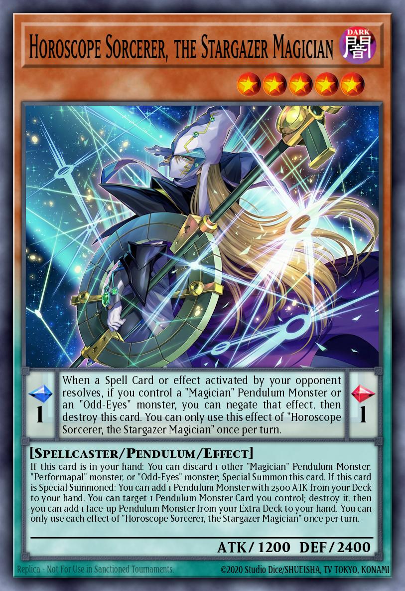 Horoscope Sorcerer, the Stargazer Magician card image