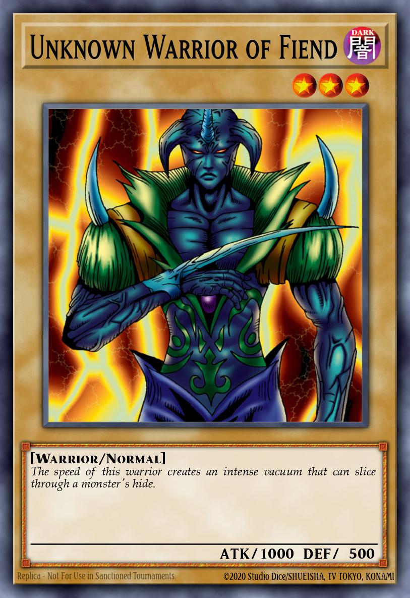 Unknown Warrior of Fiend card image