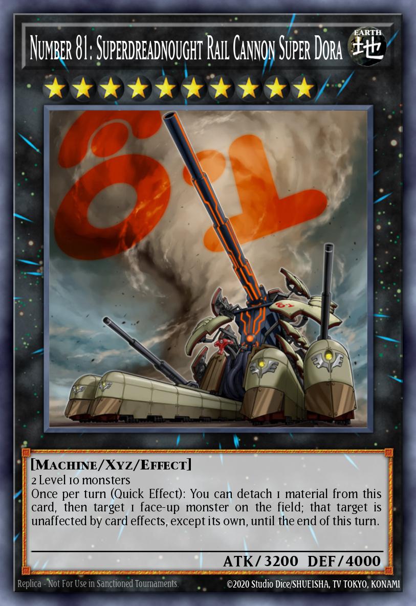 Number 81: Superdreadnought Rail Cannon Super Dora card image