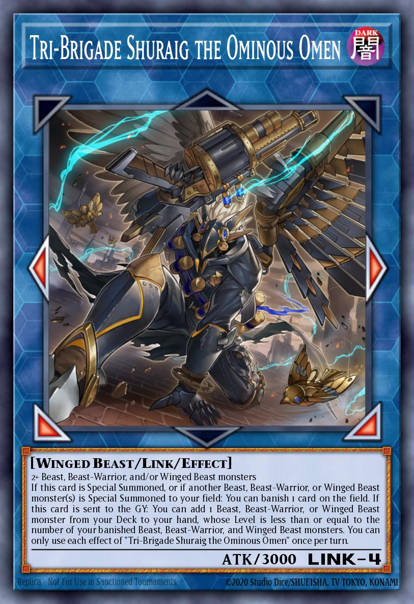Tri-Brigade Shuraig the Ominous Omen card image
