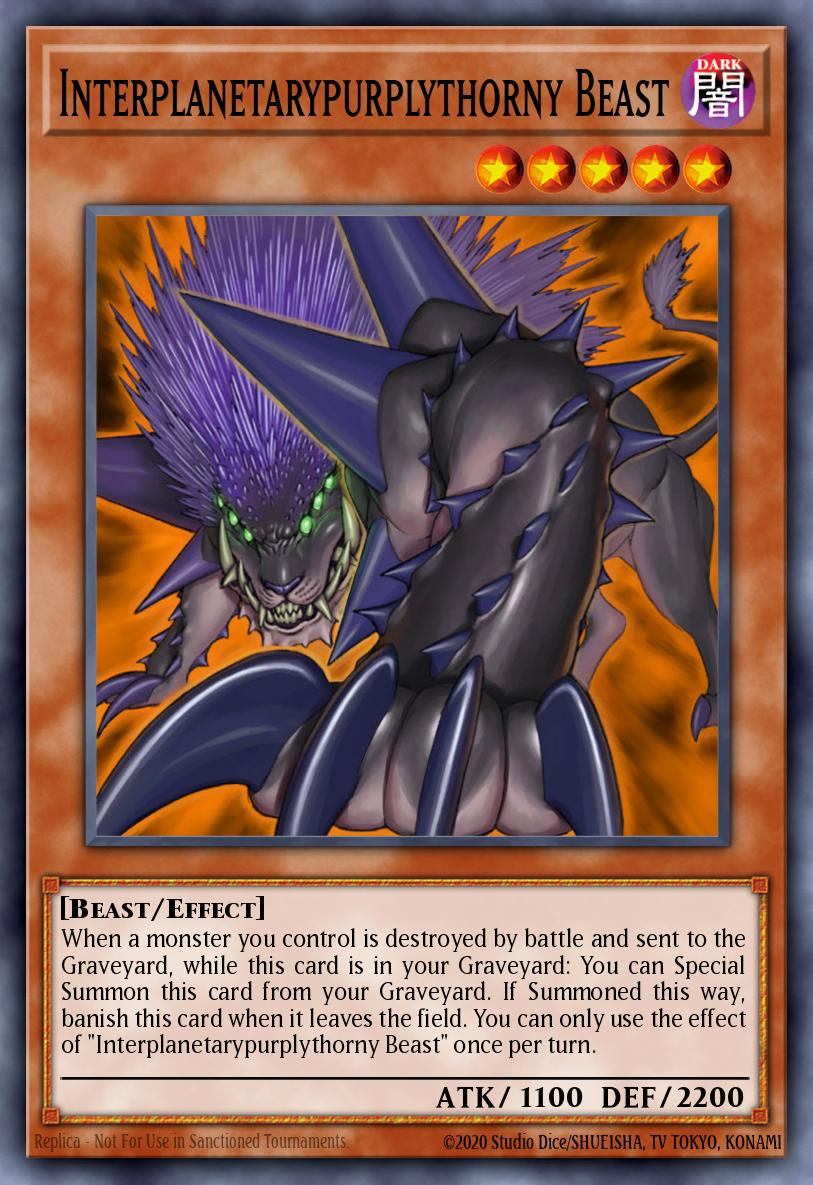 Interplanetarypurplythorny Beast card image