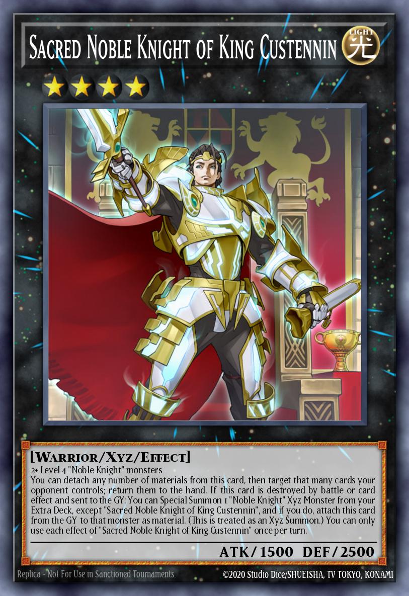 Sacred Noble Knight of King Custennin card image