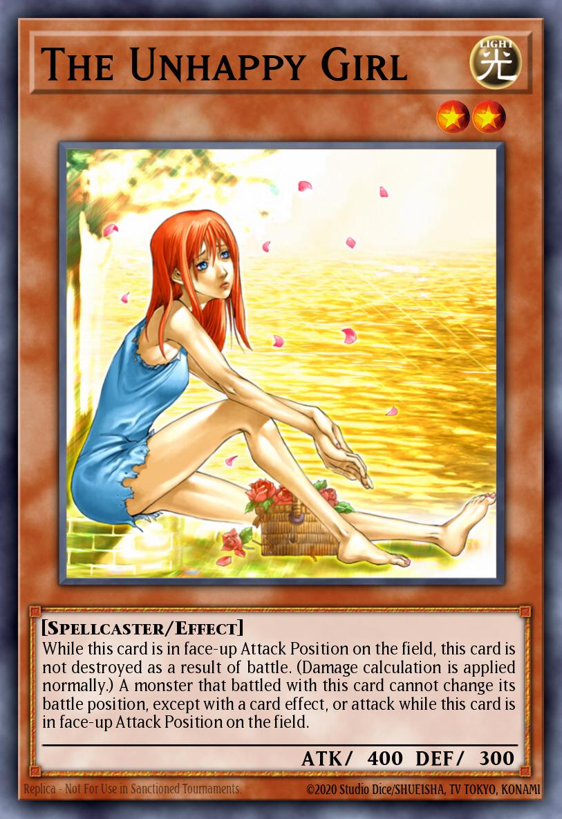 The Unhappy Girl card image