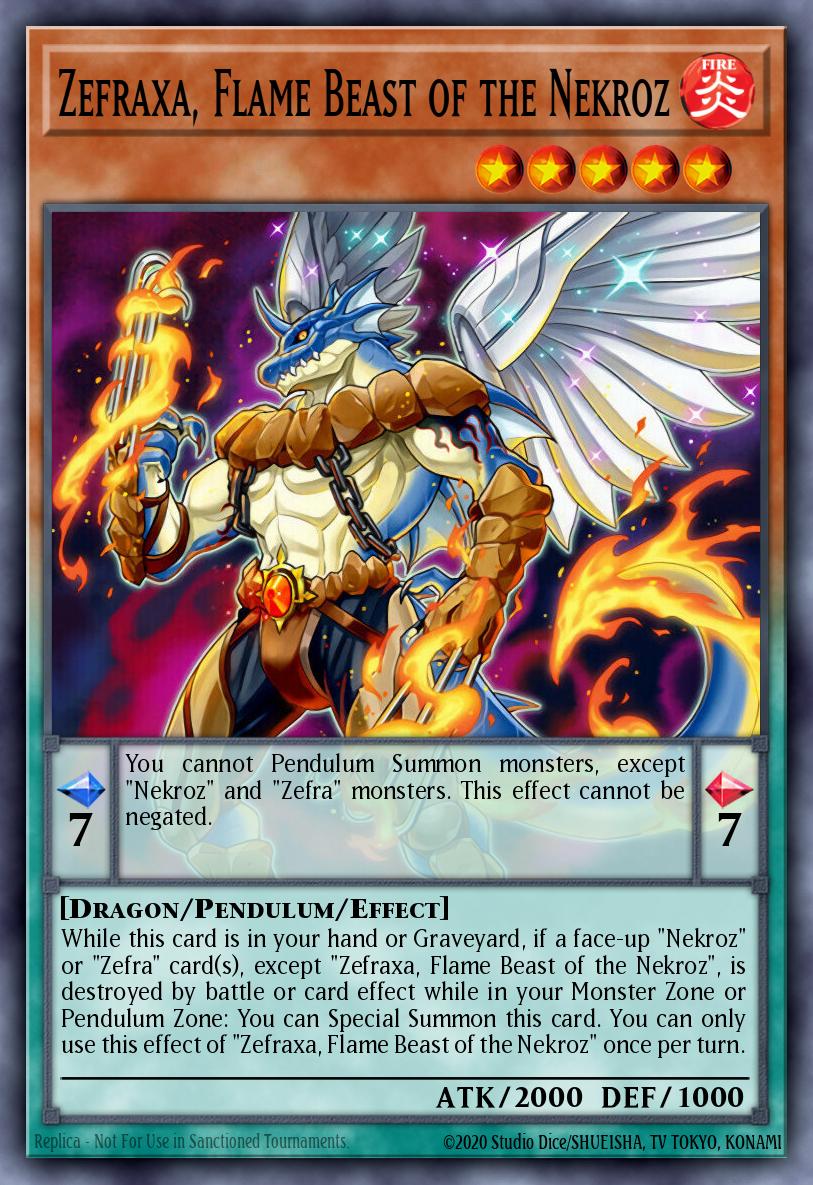 Zefraxa, Flame Beast of the Nekroz card image