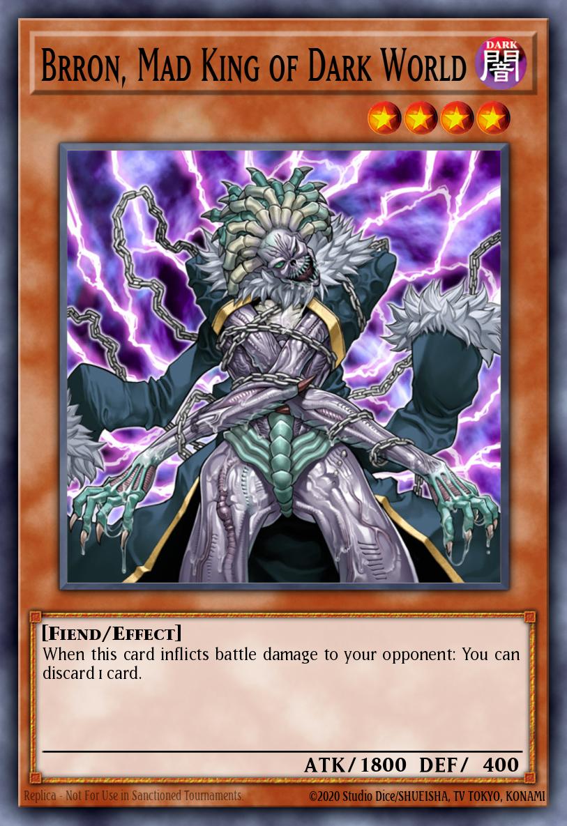 Brron, Mad King of Dark World card image