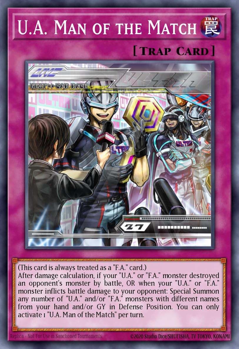 U.A. Man of the Match card image