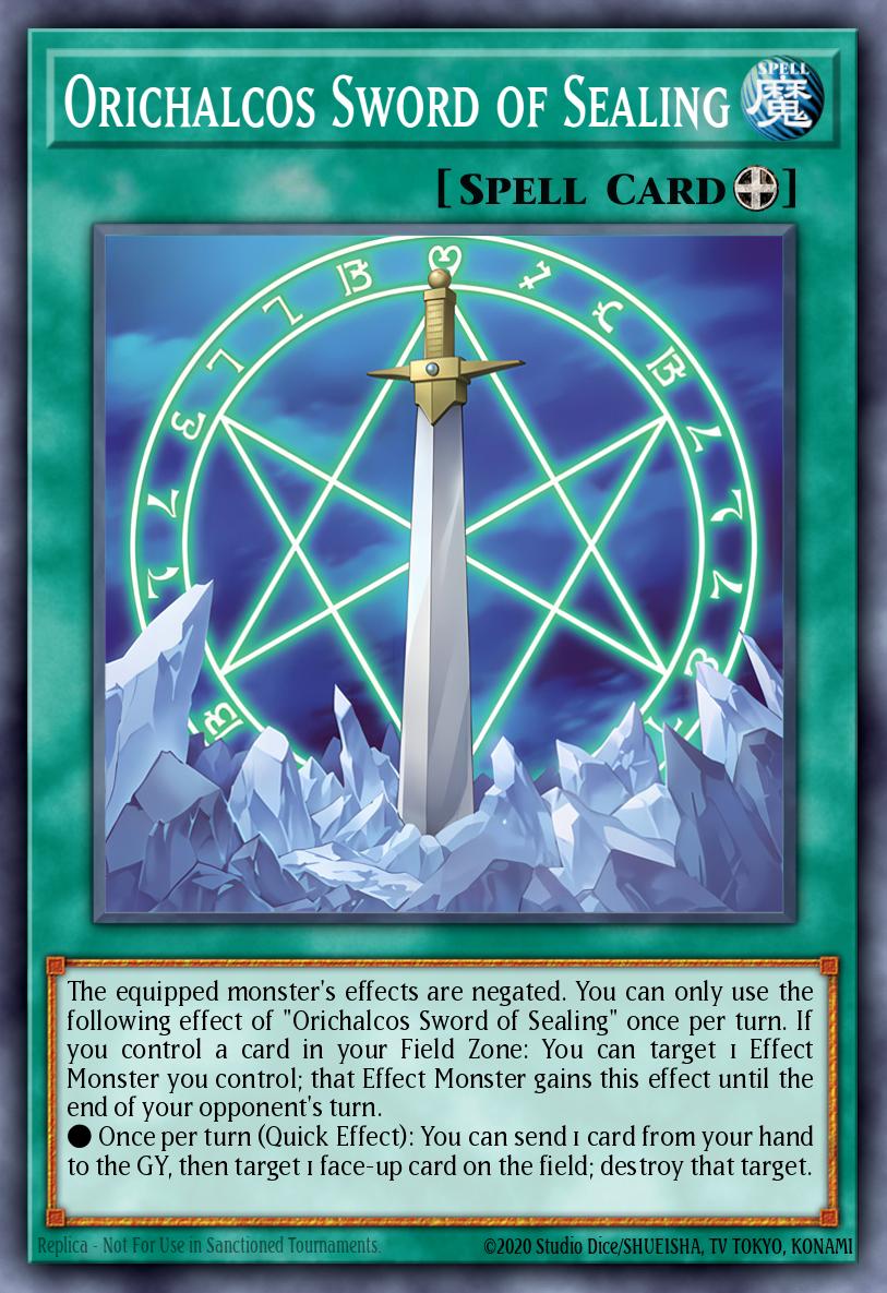 Orichalcos Sword of Sealing card image