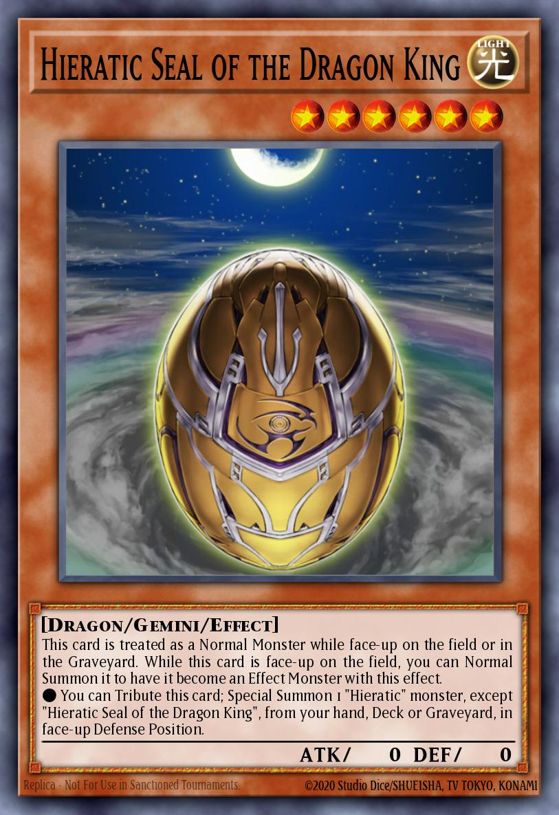 Hieratic Seal of the Dragon King card image