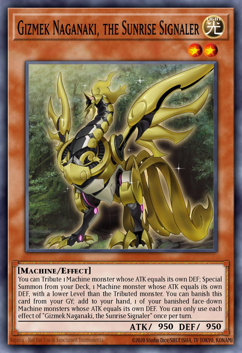 Gizmek Naganaki, the Sunrise Signaler card image