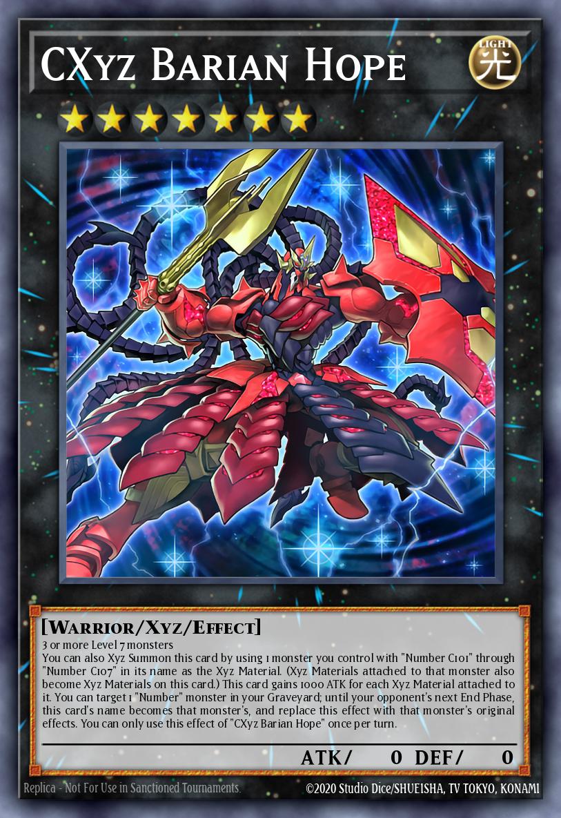 CXyz Barian Hope card image