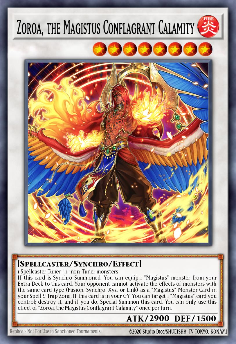 Zoroa, the Magistus Conflagrant Calamity card image