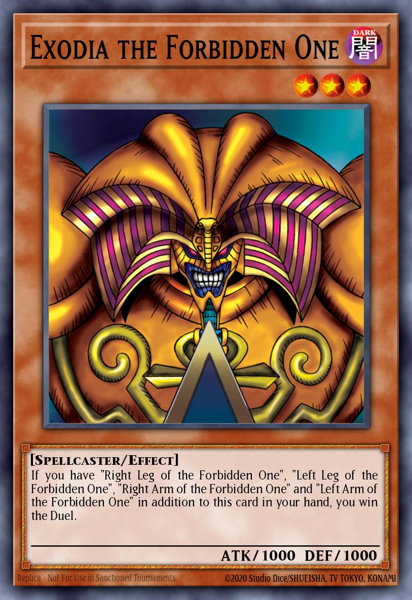 Exodia the Forbidden One card image